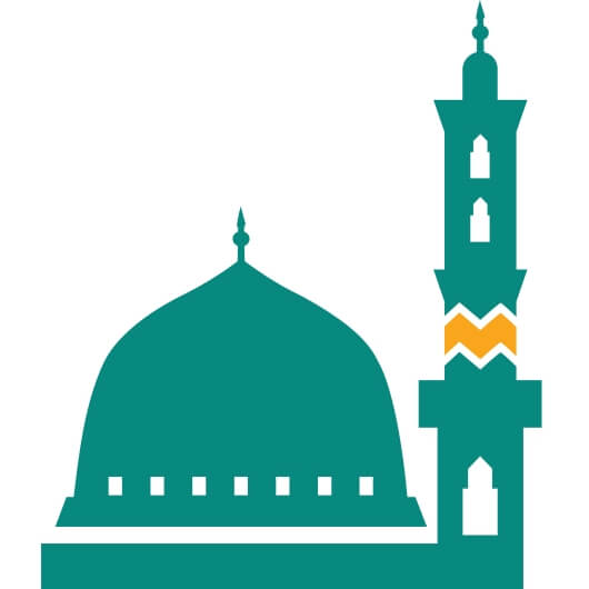 ציור של מסגד ומואזין